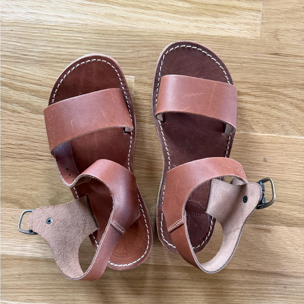 Duckfeet leather sandals - VGUC- 37